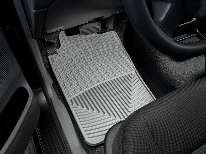 WeatherTech 82-93 Chevrolet S10 Pickup Front Rubber Mats - Grey - Image 5