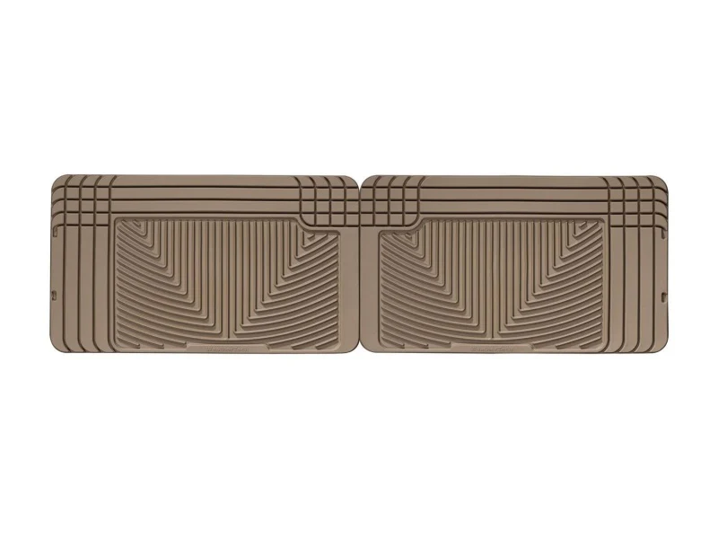 WeatherTech 96 GMC Rally Van Rear Rubber Mats - Tan
