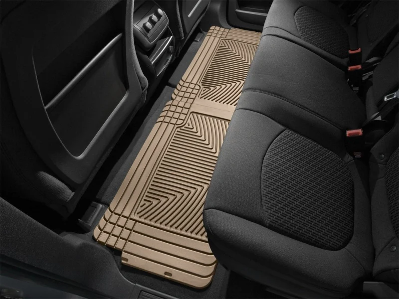 WeatherTech 96 GMC Rally Van Rear Rubber Mats - Tan - Image 5