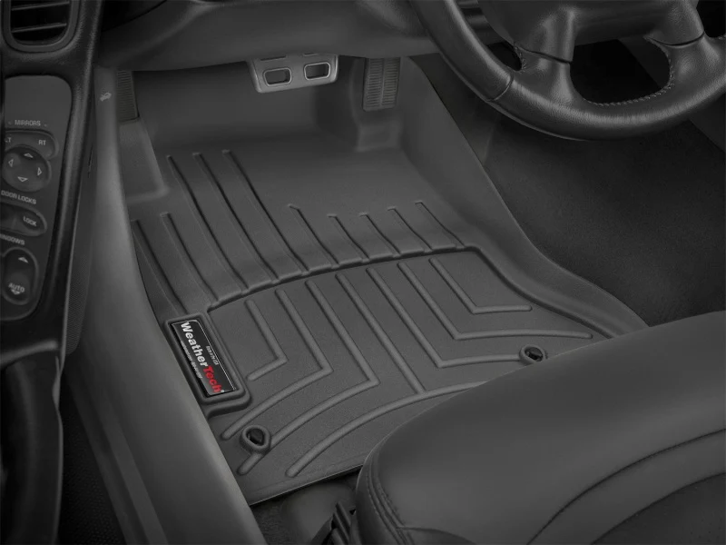 WeatherTech 97-2004 Chevy Corvette Front FloorLiner - Black - Image 14