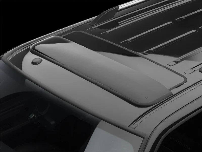WeatherTech 97-98 Ford Expedition Sunroof Wind Deflectors - Dark Smoke - Image 4