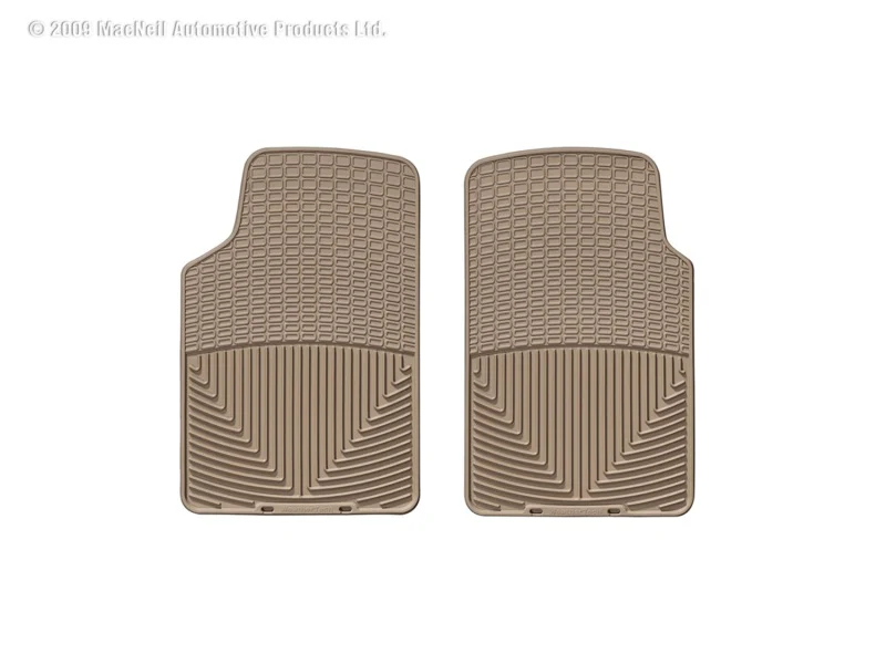WeatherTech 98 Chevrolet Tracker Front Rubber Mats - Tan - Image 3