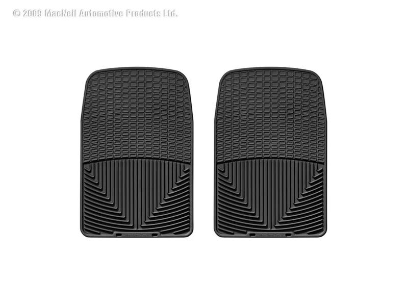 WeatherTech 98 Lincoln Navigator Front Rubber Mats - Black - Image 4