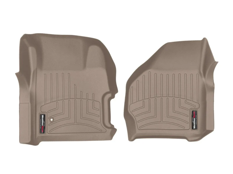 WeatherTech 99-07 Ford F250/F350/F450/F550 Super Duty Regular Cab Front FloorLiner - Tan - Image 3