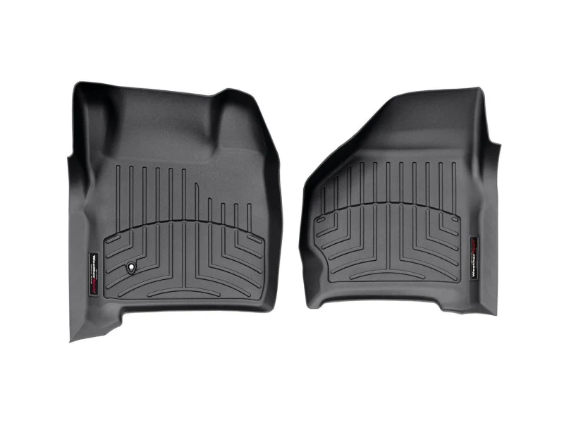 WeatherTech 99-07 Ford F250 Super Duty Crew Front FloorLiner - Black - Image 4