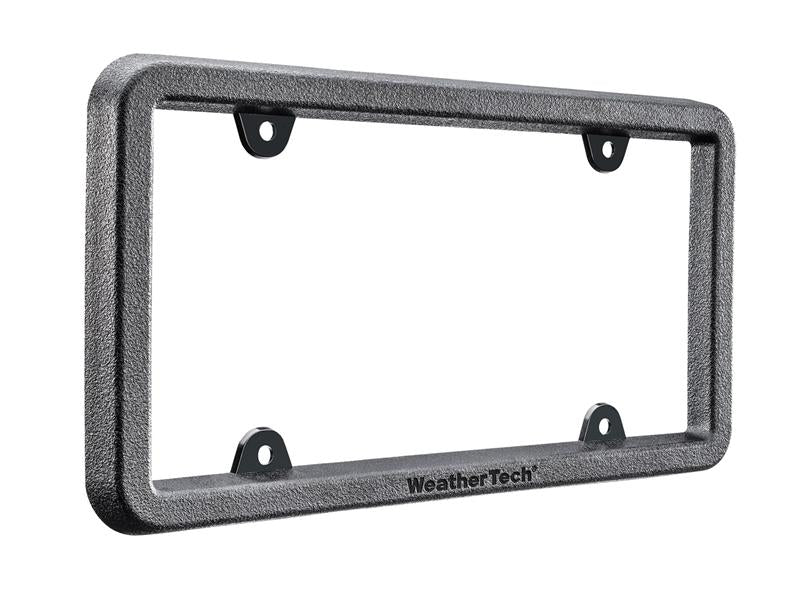 WeatherTech BumpFrame Black Satin Textured Finish License Plate Frame - Image 2