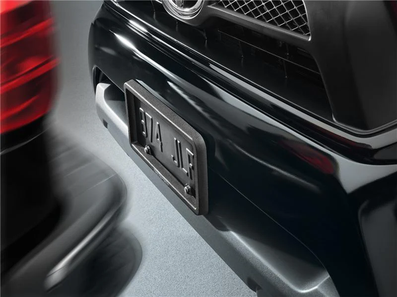 WeatherTech BumpFrame Black Satin Textured Finish License Plate Frame - Image 3