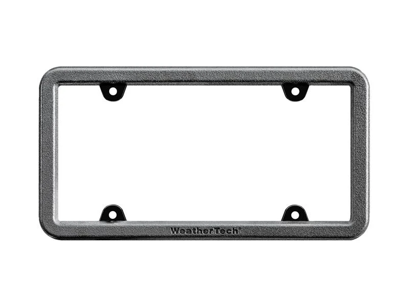WeatherTech BumpFrame Black Satin Textured Finish License Plate Frame - Image 4