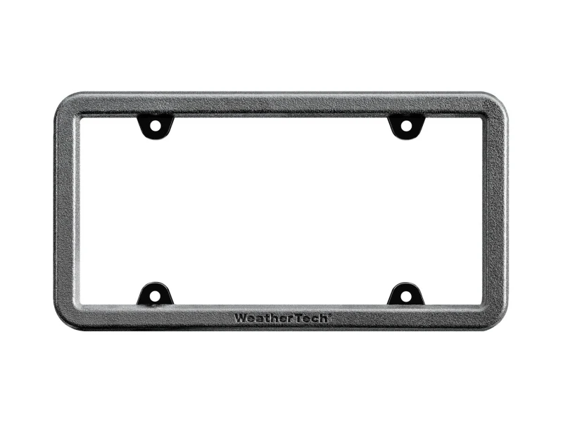 WeatherTech BumpFrame Black Satin Textured Finish License Plate Frame - Image 6