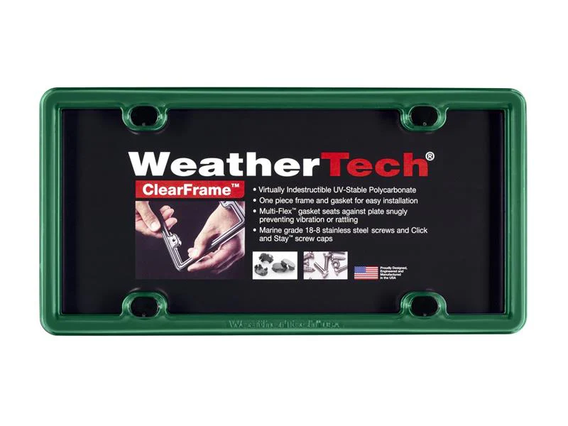 WeatherTech ClearFrame - Green - Image 2