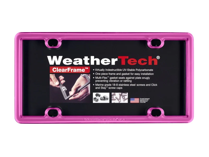 WeatherTech ClearFrame - Hot Pink - Image 3