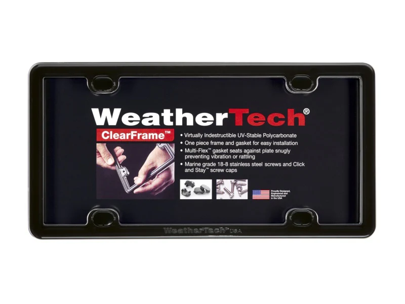 WeatherTech ClearFrame Kit - Black - Image 2
