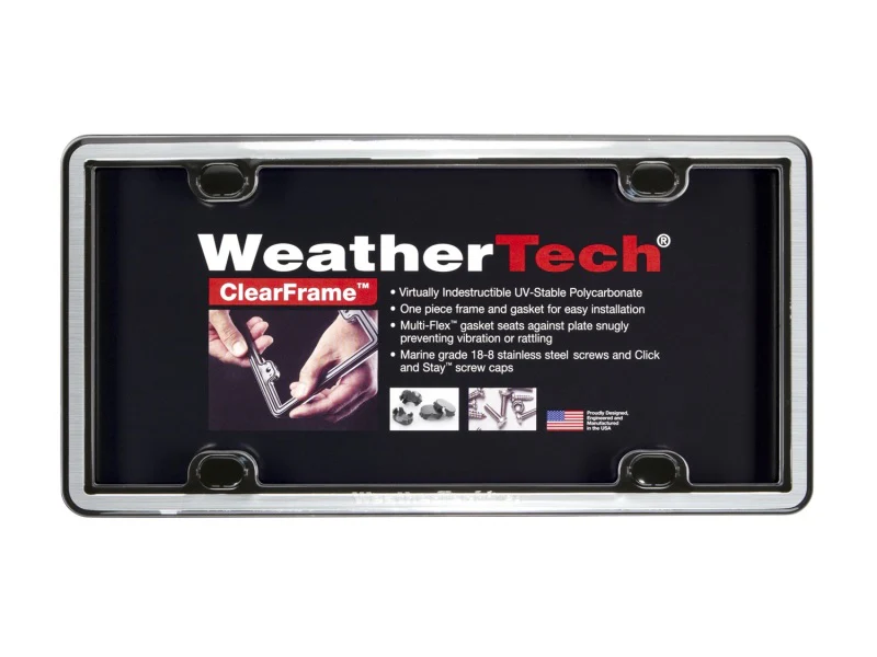 WeatherTech ClearFrame Kit - Brushed Stainless - Image 5