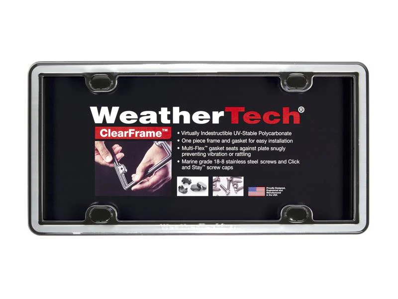 WeatherTech ClearFrame Kit - Chrome - Image 3