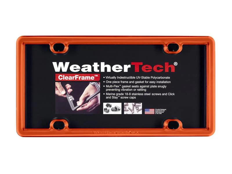 WeatherTech ClearFrame - Orange - Image 5