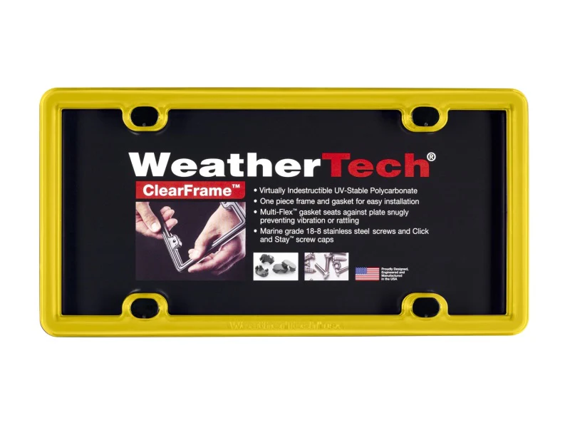 WeatherTech ClearFrame - Yellow - Image 3