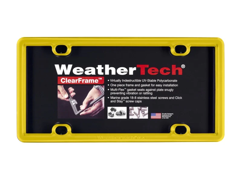 WeatherTech ClearFrame - Yellow - Image 5