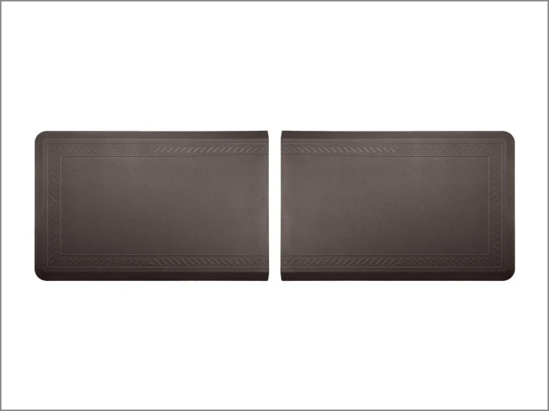WeatherTech Comfort Mat Connect End Mats 24 x 36in. (2 Qty) Bordered - Cocoa