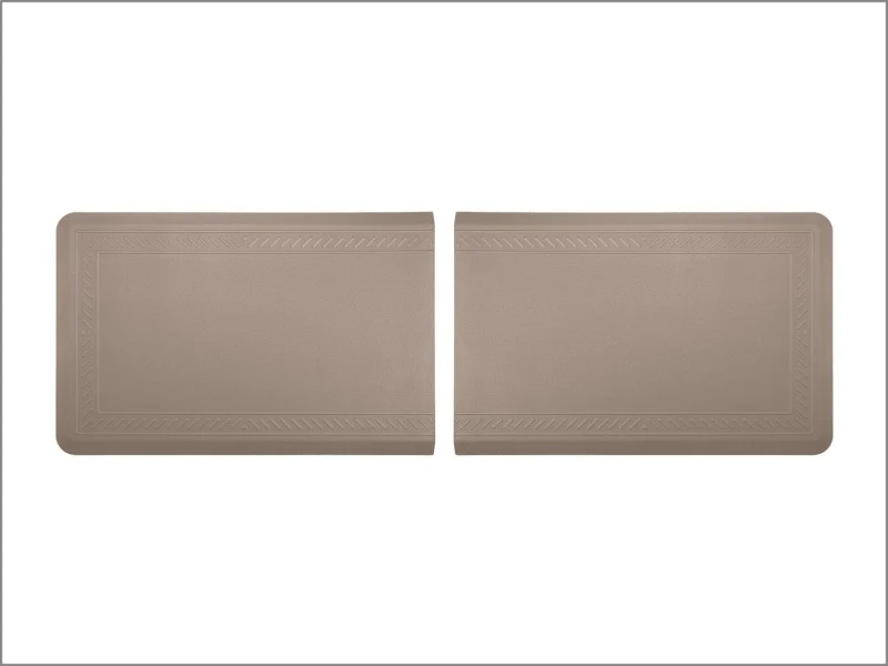 WeatherTech Comfort Mat Connect End Mats 24 x 36in. (2 Qty) Bordered - Tan