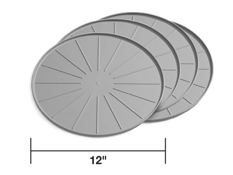 WeatherTech Home Surface Protectors 12in. - Grey (Set of 4) - Image 2