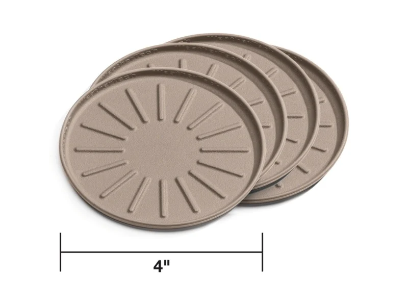 WeatherTech Round Coaster Set 4in. - Terracotta (Set of 4) - Image 2