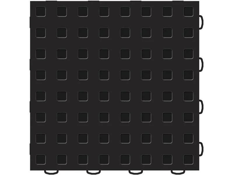 WeatherTech TechFloor - 12in X 12in Tiles - Black/Black **Order in Qtys of 10 - Image 3