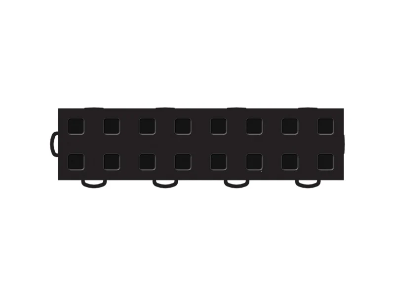 WeatherTech TechFloor - 3in X 12in Tiles(Left Loop) - Black/Black **Order in Qtys of 10 - Image 3