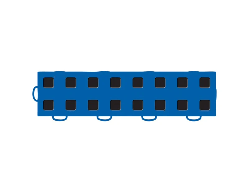 WeatherTech TechFloor - 3in x 12in Tiles(Left Loop) Blue/Black - Blue/Black - Image 3