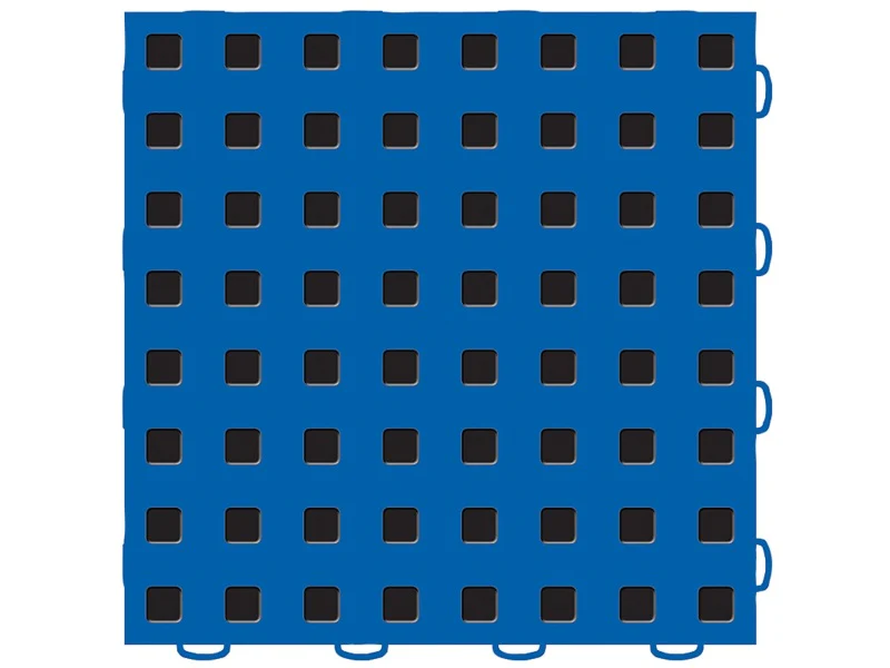 WeatherTech TechFloor - 3in x 12in Tiles(Left Loop) Blue/Black - Blue/Black - Image 5