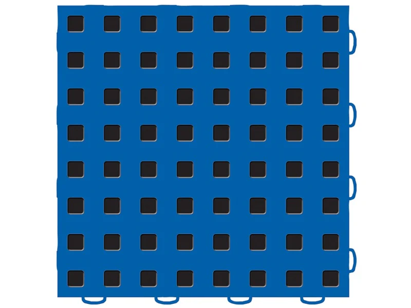 WeatherTech TechFloor - 3in x 12in Tiles(Left Loop) Blue/Black - Blue/Black - Image 6