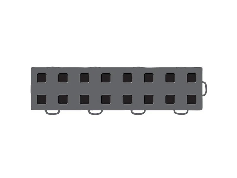WeatherTech TechFloor - 3in x 12in Tiles(Right Loop) - Dark Grey/Black - Image 2