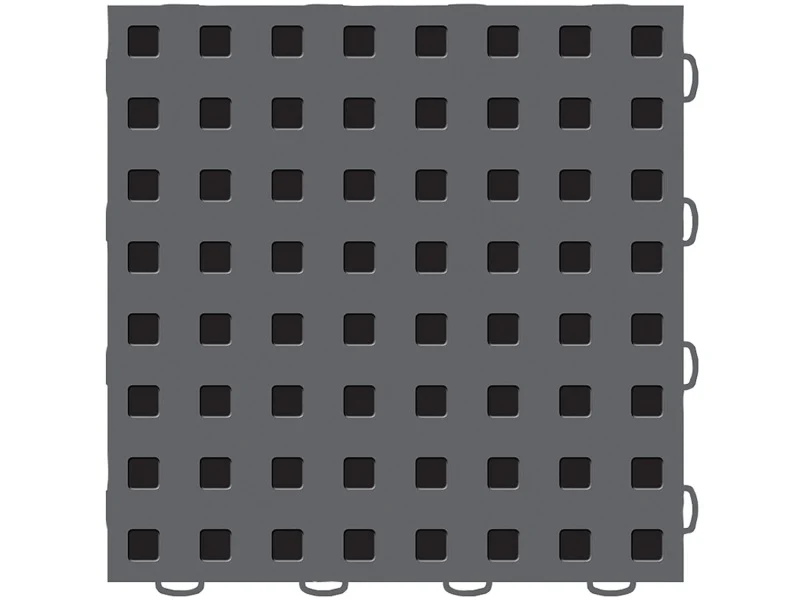 WeatherTech TechFloor - 3in x 12in Tiles(Right Loop) - Dark Grey/Black - Image 6