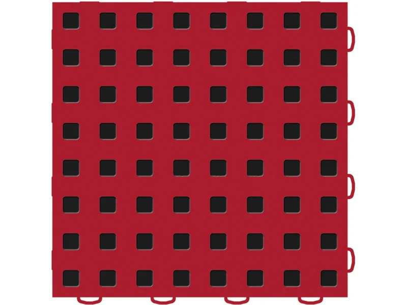 WeatherTech TechFloor - 3in X 12in Tiles(Right Loop) - Red/Black **Order in Qtys of 10 - Image 3
