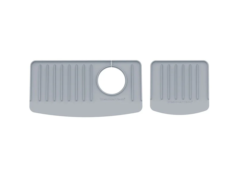 WeatherTech Universal FaucetMat - Light Grey/Pebble