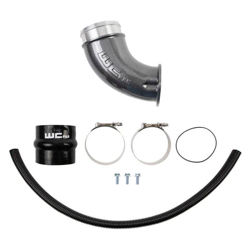 Wehrli 01-04 Duramax LB7 4in High Flow Intake Horn - Deore Gold