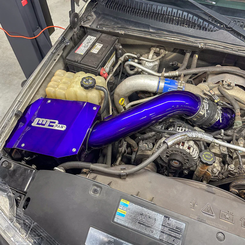 Wehrli 01-04 Duramax LB7 4in High Flow Intake Horn - Illusion Purple - Image 2