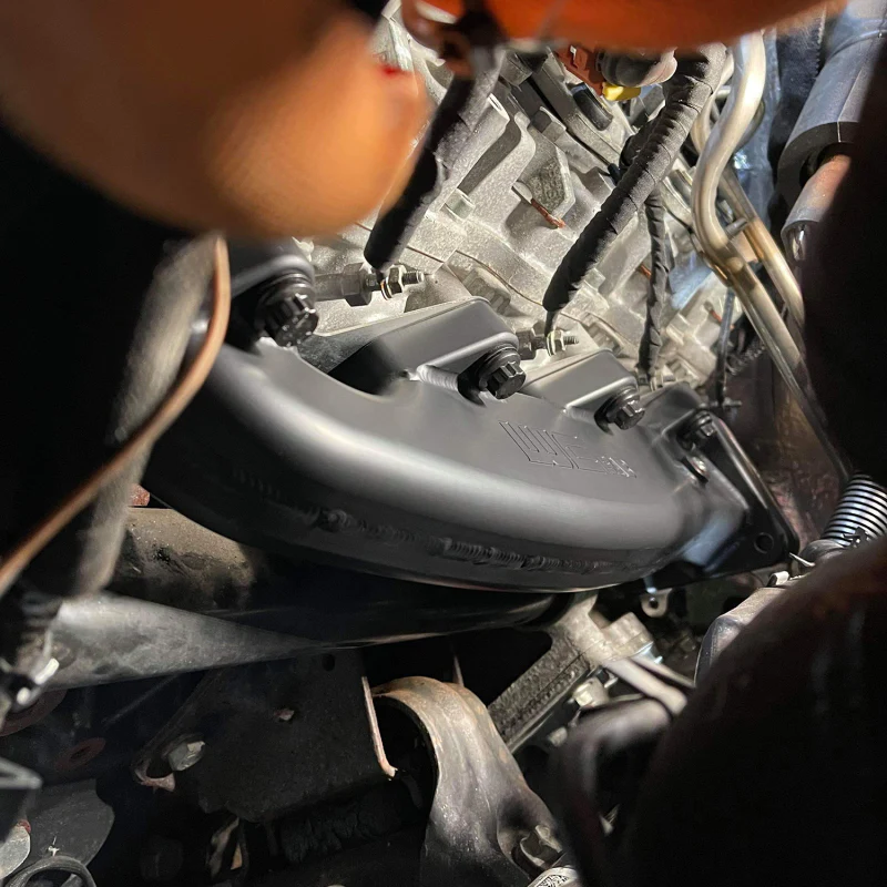 Wehrli 01-04 Duramax LB7 Billet Exhaust Manifold & SS Up Pipes w/ Gaskets and ARP Hardware - Image 5