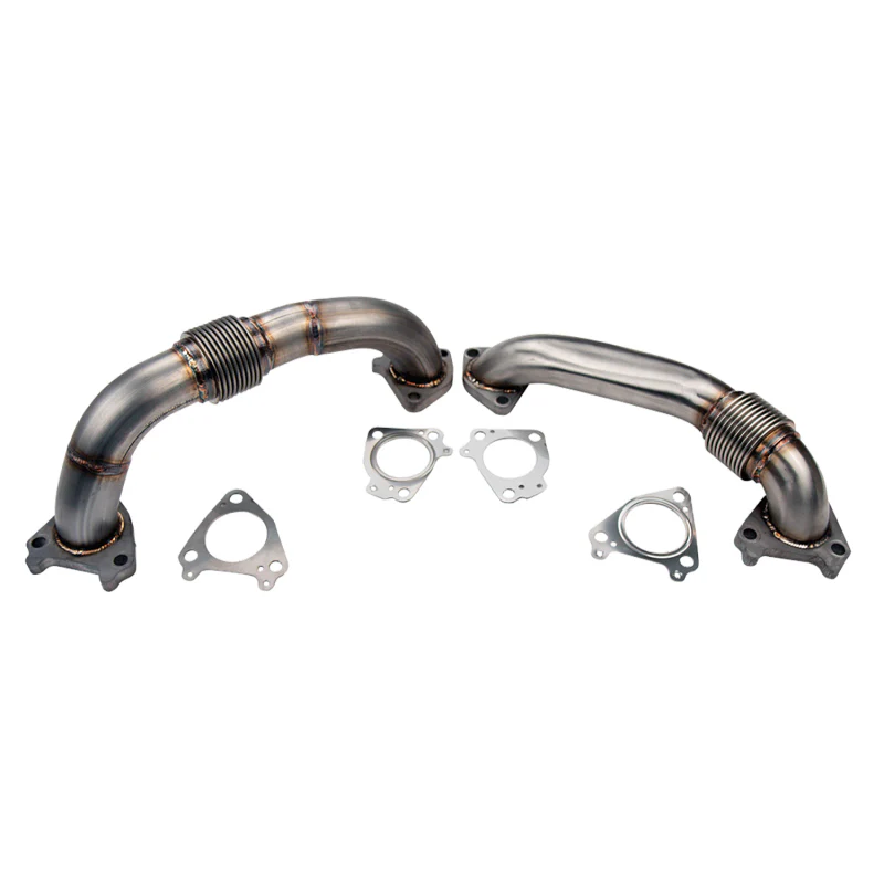 Wehrli 01-04 Duramax LB7 Billet Exhaust Manifold & SS Up Pipes w/ Gaskets and ARP Hardware - Image 8