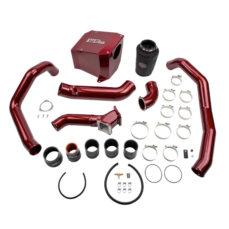Wehrli 01-04 Duramax LB7 Stage 2 High Flow Intake Bundle Kit - WCFab Red - Image 3