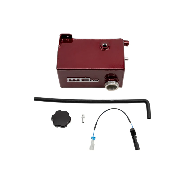 Wehrli 01-07 Chevrolet 6.6L LB7/LLY/LBZ Duramax OEM Placement Coolant Tank Kit - Gloss Black - Image 2