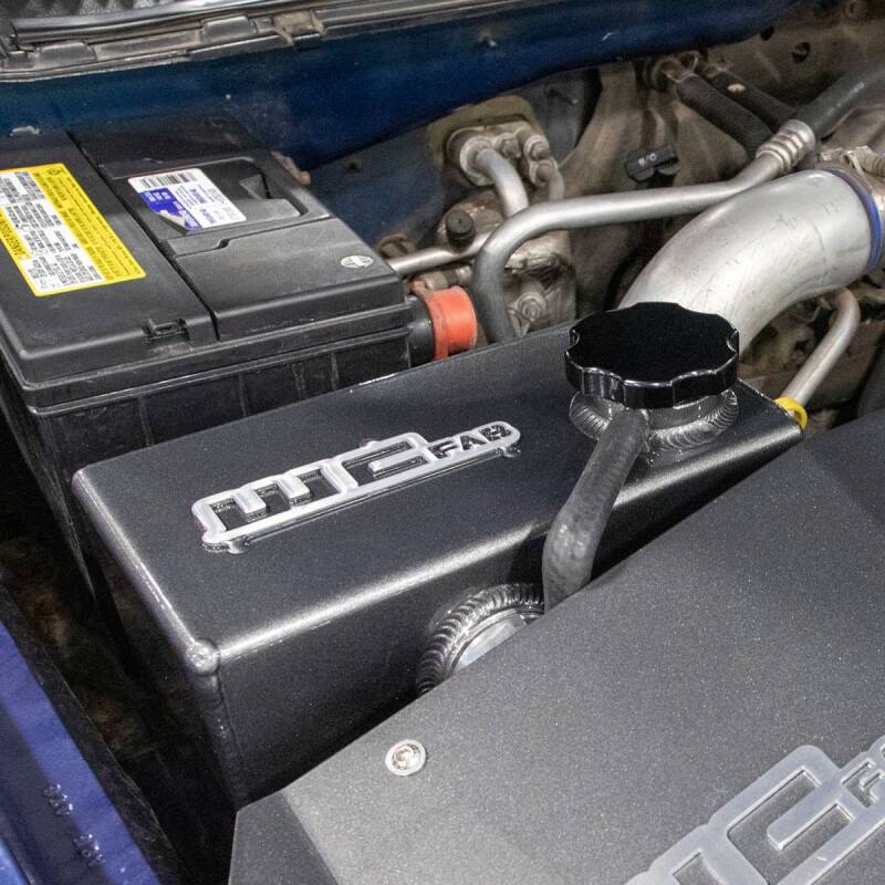 Wehrli 01-07 Chevrolet 6.6L LB7/LLY/LBZ Duramax OEM Placement Coolant Tank Kit - WCFab Red - Image 9