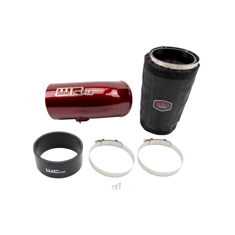 Wehrli 03-07 Dodge RAM 5.9L Cummins Second Gen. Swap 5in Intake Kit - WCFab Grey - Image 3
