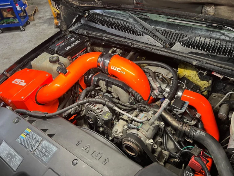 Wehrli 04.5-05 Duramax LLY 4in Stage 2 Intake Kit - Candy Red - Image 2
