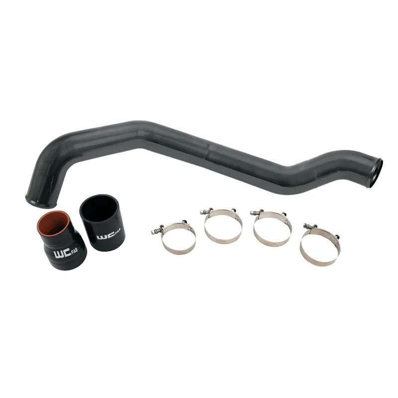 Wehrli 04.5-10 Chevrolet 6.6L LLY/LBZ/LMM Duramax Driver Side 3in Intercooler Pipe - Semi-Gloss Blk - Image 4