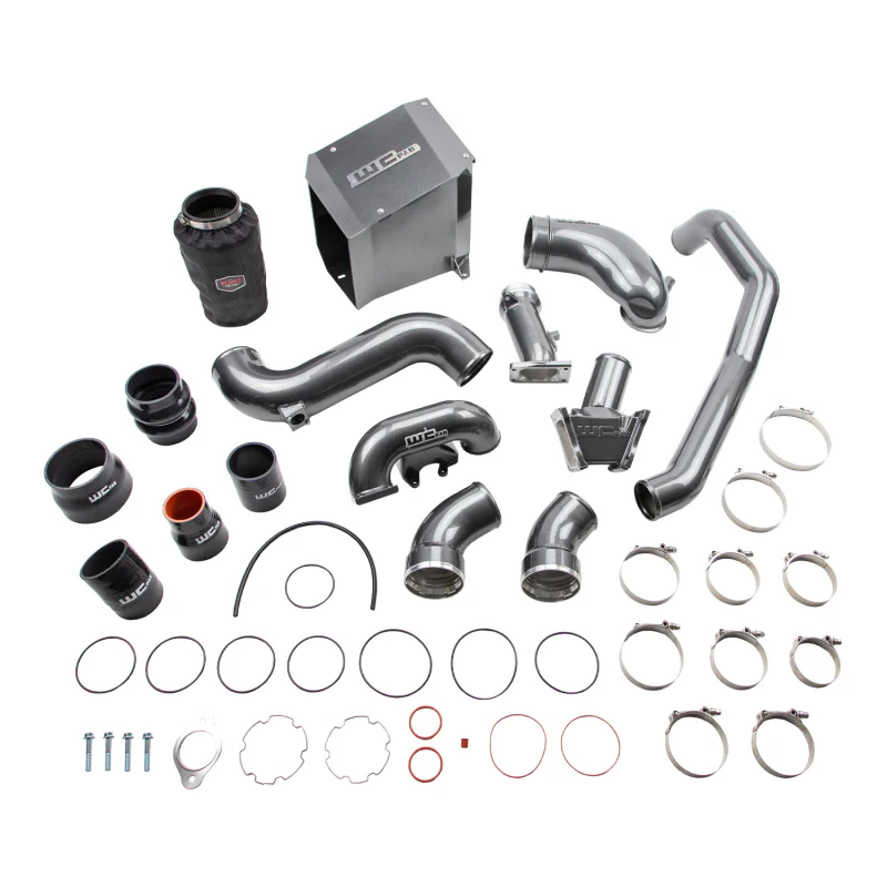 Wehrli 06-07 Chevrolet Duramax 6.6L LBZ Stage 2 High Flow Intake Bundle Kit - Flat Black - Image 5