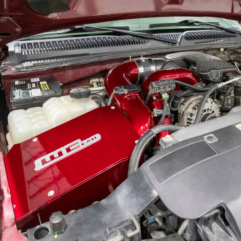 Wehrli 06-07 Duramax LBZ 4in. Intake Kit w/ Air Box - Candy Red - Image 3