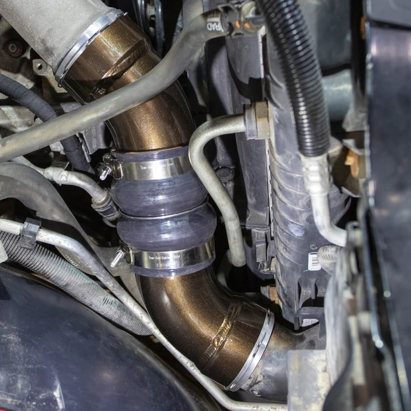 Wehrli 06-10 Chevrolet 6.6L LBZ/LMM Duramax Passenger Side 3.5in Intercooler Pipe - Bengal Blue - Image 6