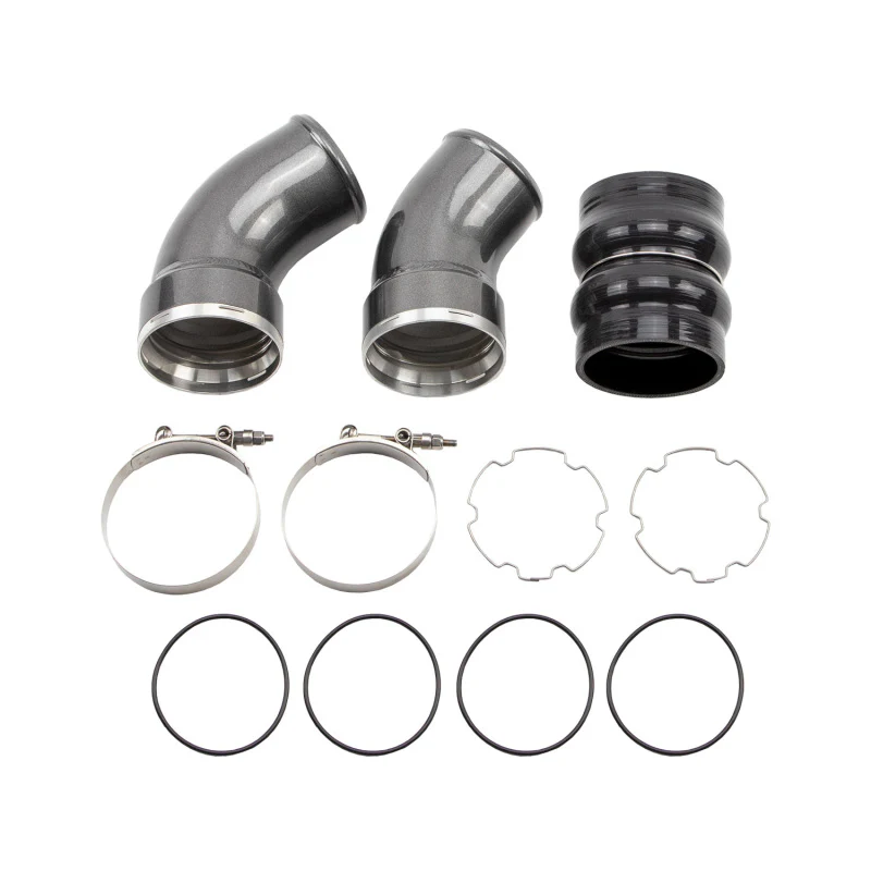 Wehrli 06-10 Duramax LBZ/LMM P/S 3.5in. Intercooler Pipe - Chevy Orange - Image 7