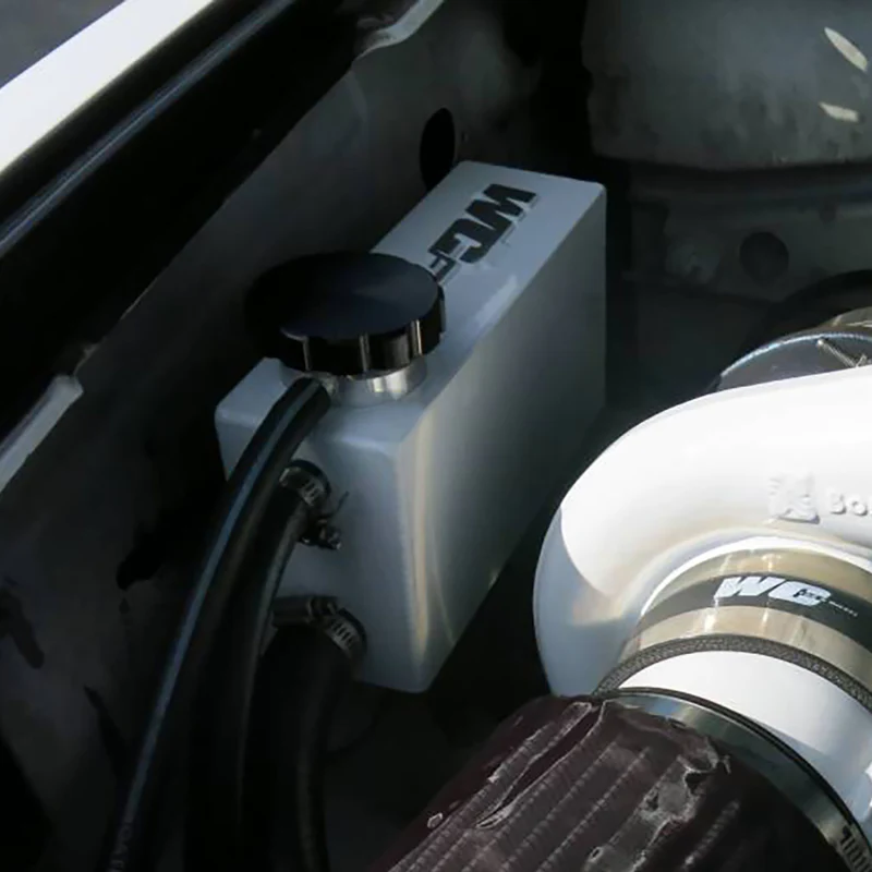 Wehrli 07.5-10 Chevrolet 6.6L LMM Duramax Twin Turbo Style Coolant Tank Kit - Gloss Black