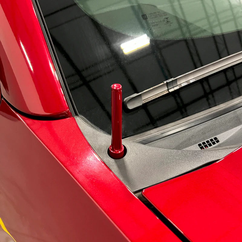 Wehrli 07.5-19 Chevrolet 6.6L Duramax Billet TIG Torch Stubby Antenna - Raw Aluminum - Image 5
